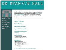 Tablet Screenshot of drryanhall.com